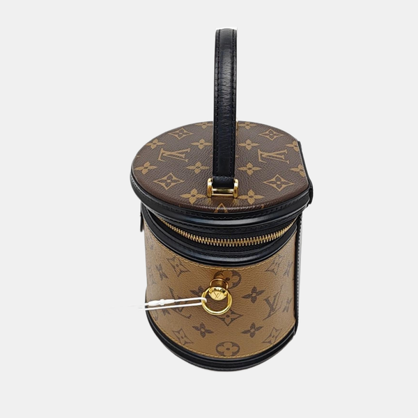 CANNES PM Monogram Coated Canvas Brown