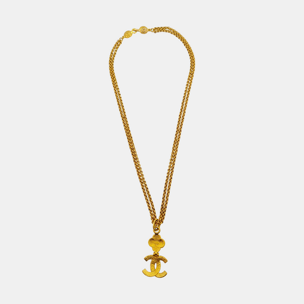 Authenticated pre-owned Gold Tone Metal Gold Necklace - Necklace at Looply