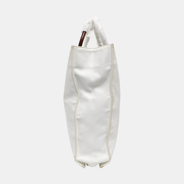 Quilted Leather White
