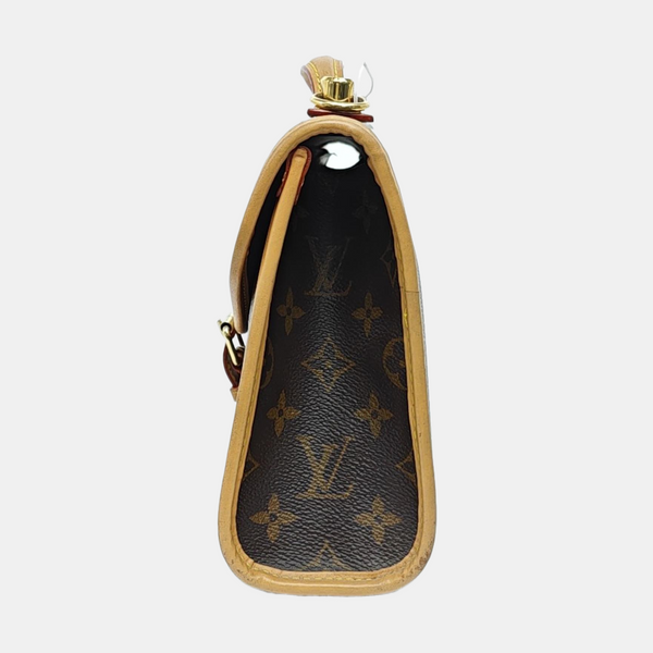 IVY Monogram Coated Canvas Brown