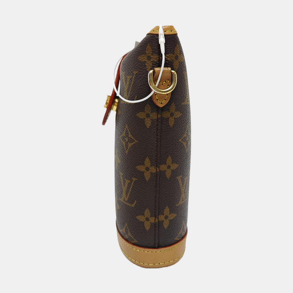 FOLD ME Monogram Coated Canvas Brown