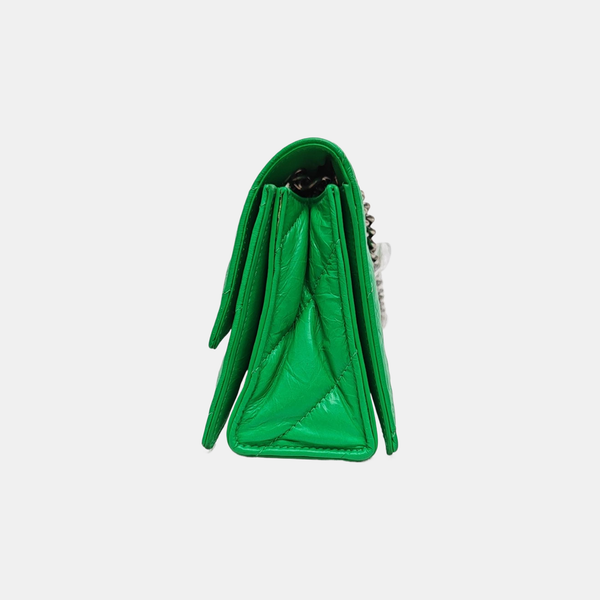 Authenticated pre-owned Crush Small Quilted Calfskin Green - Shoulder Bag at Looply