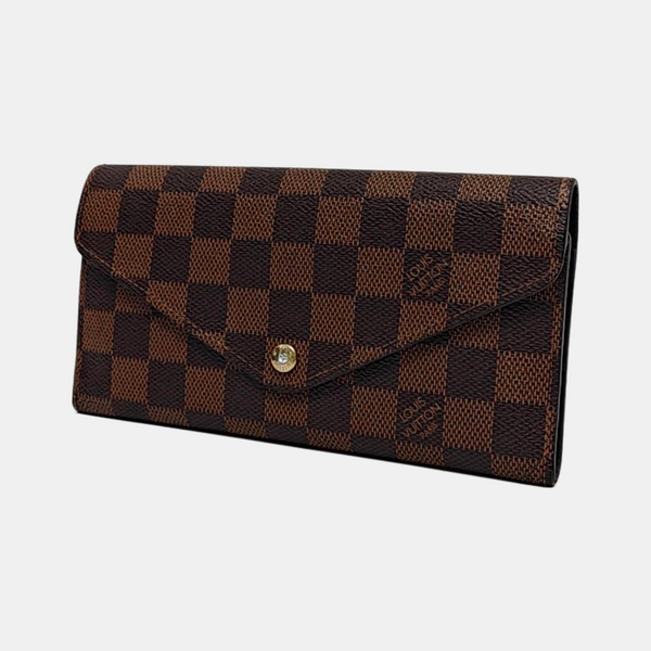 JOSÉPHINE Damier Ebene Coated Canvas Brown Wallet