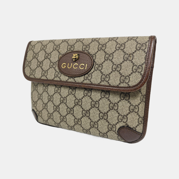 Neo Vintage Monogram Coated Canvas Beige