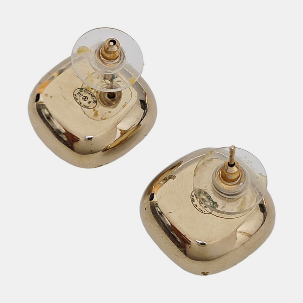 Resin Clear Stud Earrings