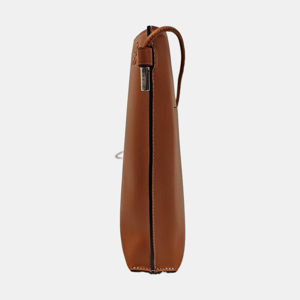 Calfskin Shoulder Bag Brown