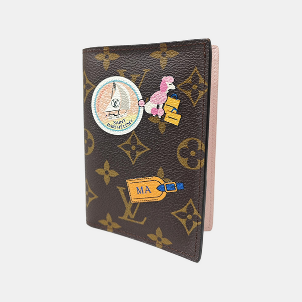 Monogram Coated Canvas Card Holder Brown