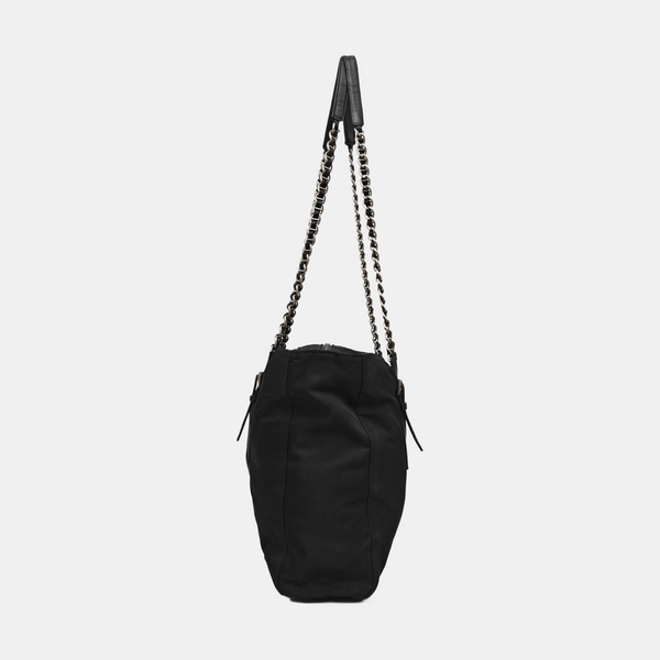 Nylon Shoulder Bag Black