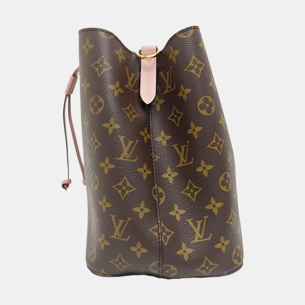 NÉONOÉ MM Monogram Coated Canvas Brown