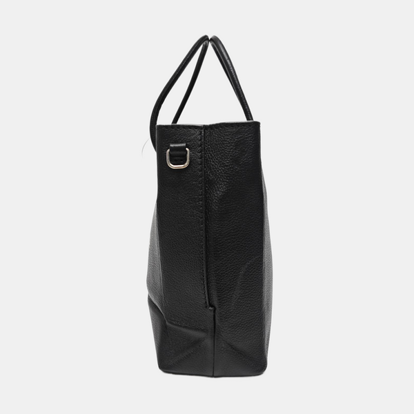 Shopping Bag Large Calfskin Black