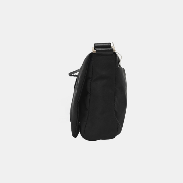 Nylon Shoulder Bag Black