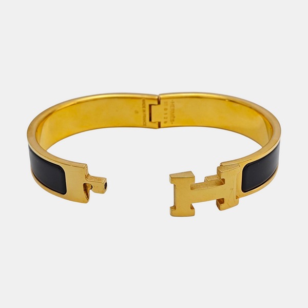 Clic H Metal Gold Bangle