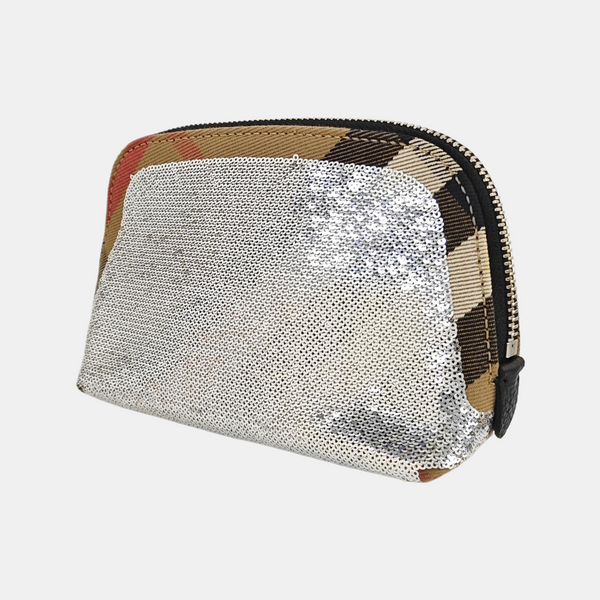 Sequins Clutch Silver