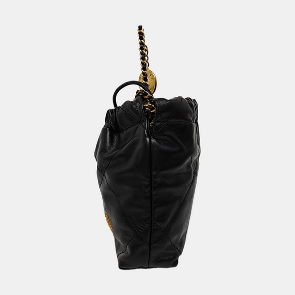 CHANEL 22 Mini Quilted Calfskin Black