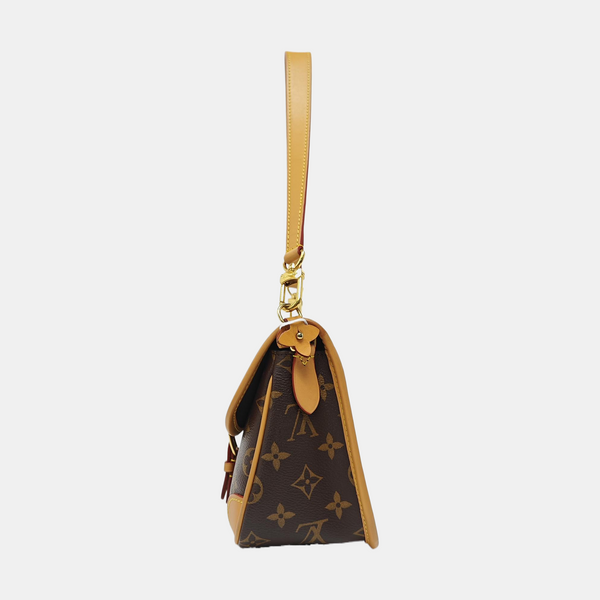 DIANE Monogram Coated Canvas Brown