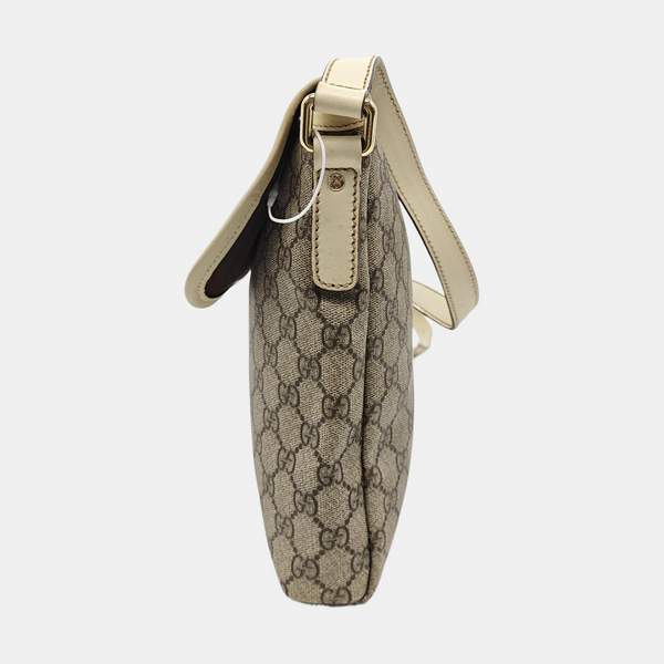 Ligne Shima Monogram Coated Canvas Beige