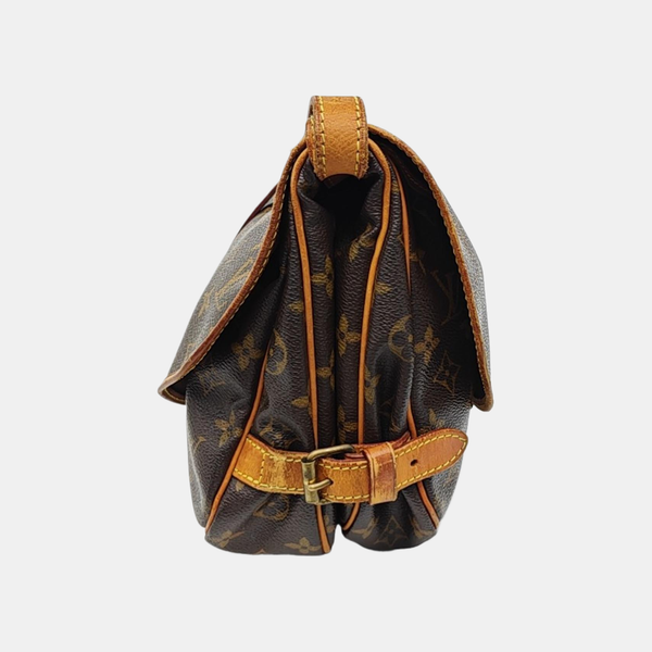 SAUMUR Monogram Coated Canvas Brown