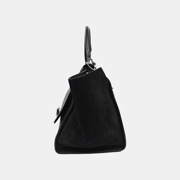 TRAPEZE Medium Calfskin Black