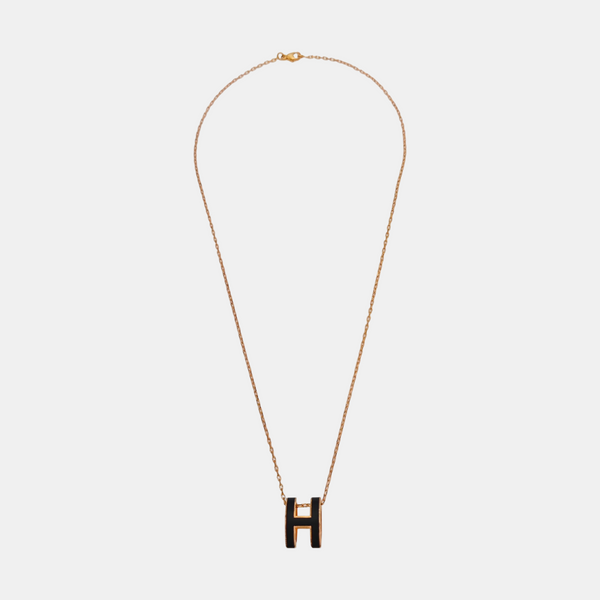 Pop H Metal Rose Gold Necklace