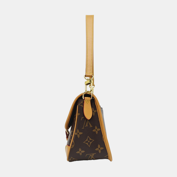 DIANE Monogram Coated Canvas Brown