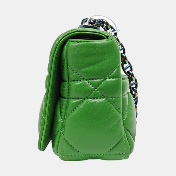 Dior Caro Small Cannage Calfskin Green