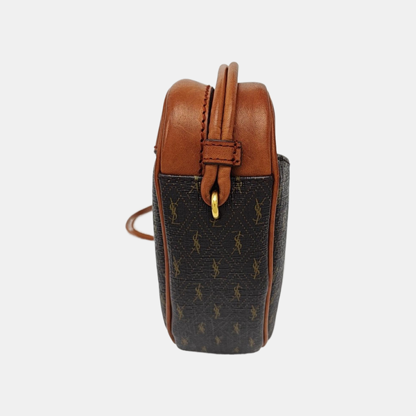 LE MONOGRAMME CŒUR Coated Canvas Brown