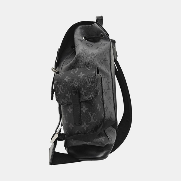 CHRISTOPHER PM Monogram Coated Canvas Gray