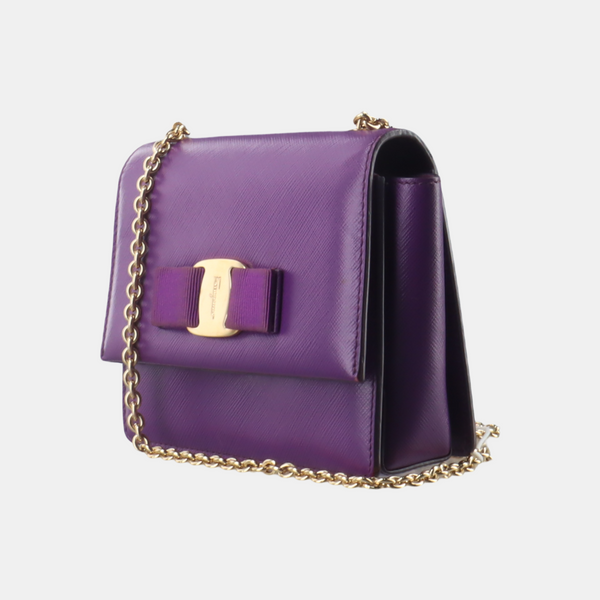 Ginny Mini Calfskin Purple