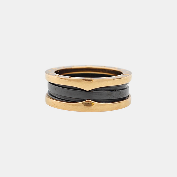 B.ZERO1 18k Rose Gold Ring EU 56