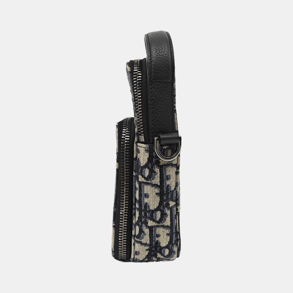 Fabric Shoulder Bag Super Mini Black