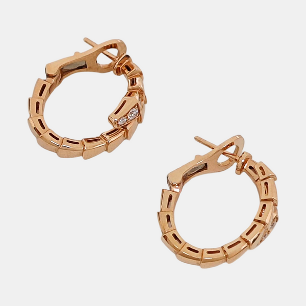 SERPENTI 18k Rose Gold Stud Earrings