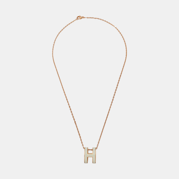 Pop H Metal Rose Gold Necklace