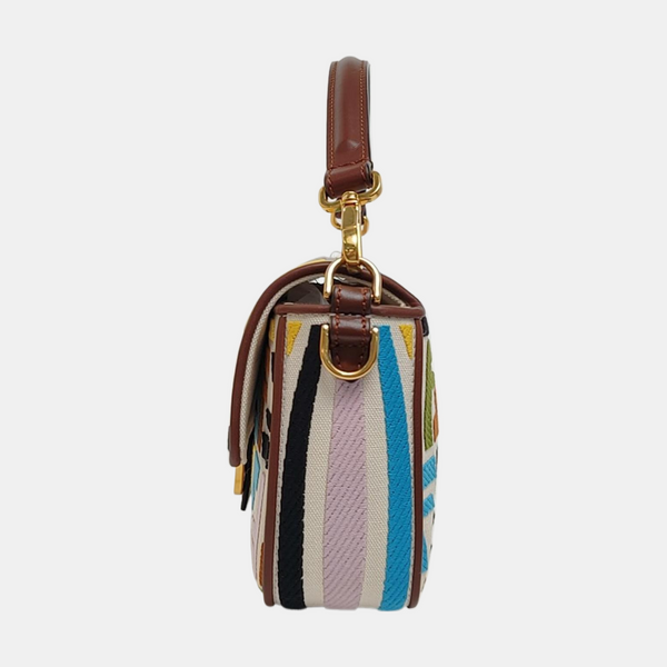 Authenticated pre-owned Baguette Medium Canvas Multicolor - Shoulder Bag at Looply