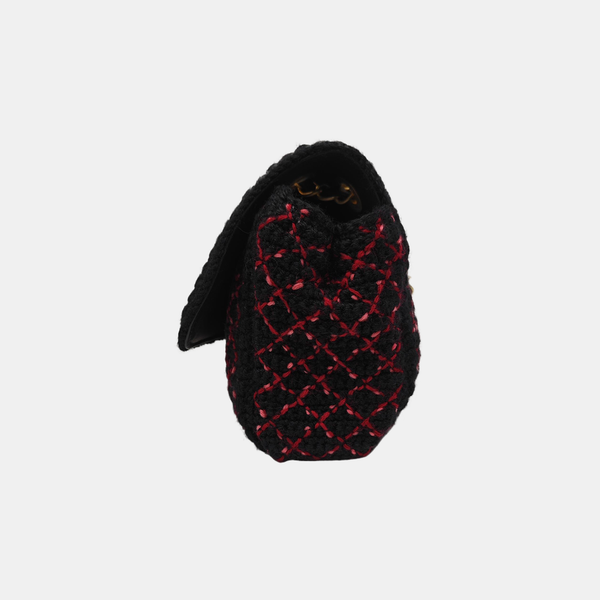 Fabric Shoulder Bag Black