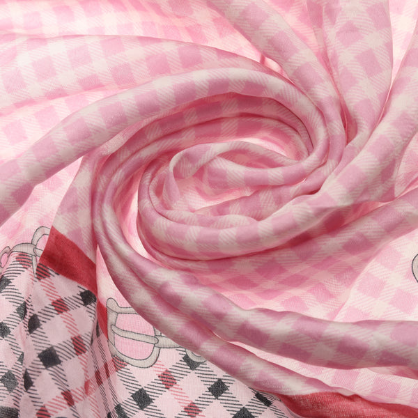 Red Mulberry Silk Silk Scarf