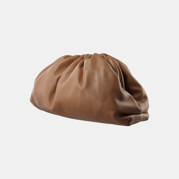 Authenticated pre-owned The Pouch Calfskin Brown - Clutch at Looply