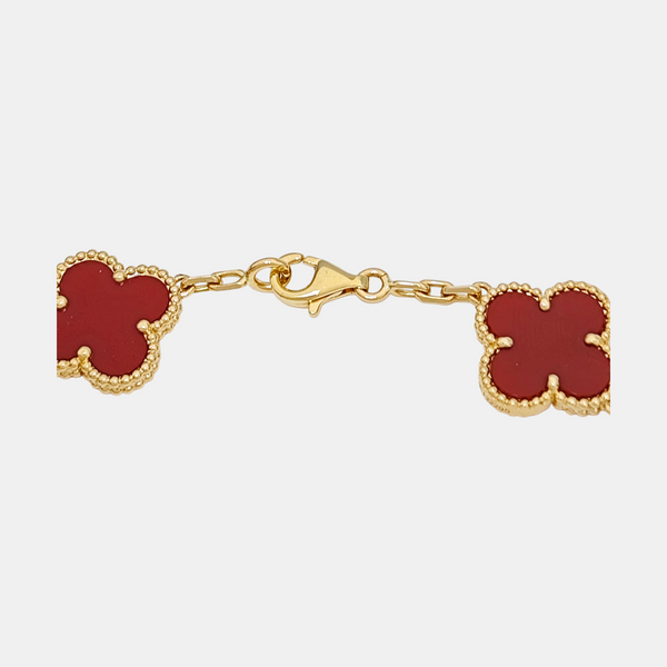 Vintage Alhambra 18k Gold Bracelet