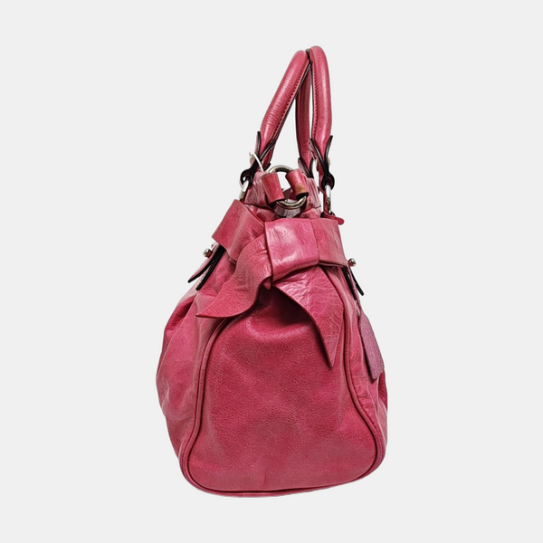 Bow Calfskin Pink