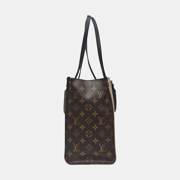 ONTHEGO MM Monogram Coated Canvas Brown