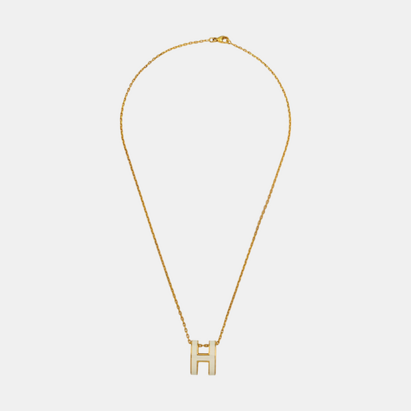 Pop H Metal Gold Necklace