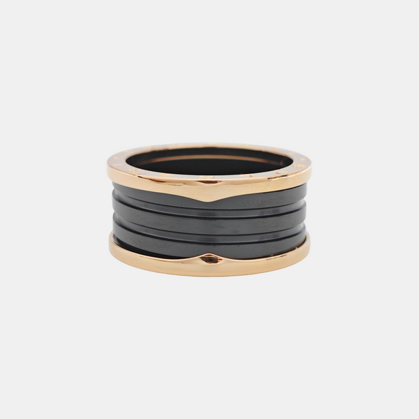 B.ZERO1 18k Rose Gold Ring EU 68