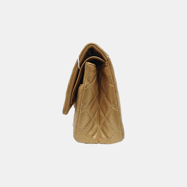 2.55 225 (small) Quilted Calfskin Gold