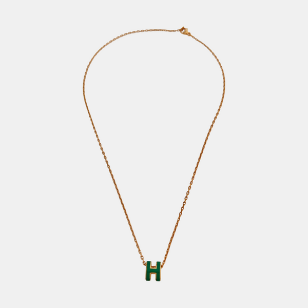 Pop H Metal Rose Gold Necklace
