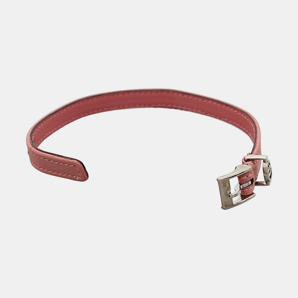 GG Running Leather Pink Bangle