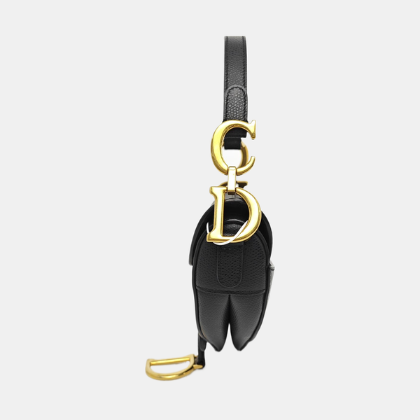 Saddle Mini Calfskin Black