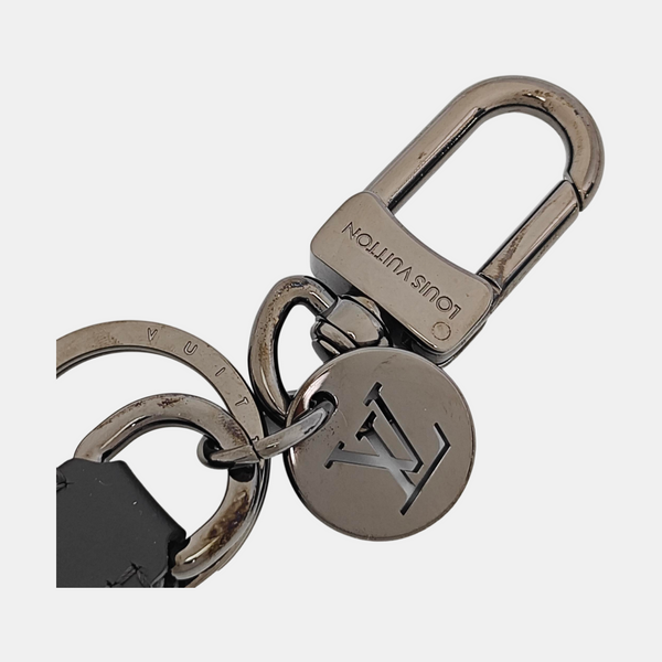 Leather Bag Charm Black