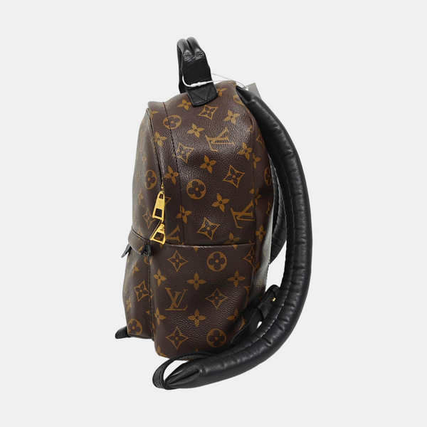 Authenticated pre-owned PALM SPRINGS PM Monogram Coated Canvas Brown - Backpack at Looply