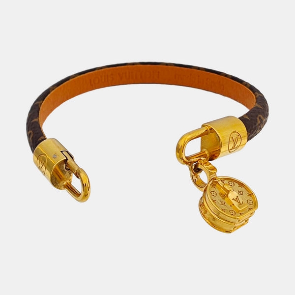 LV TRIBUTE Metal Brown Bangle