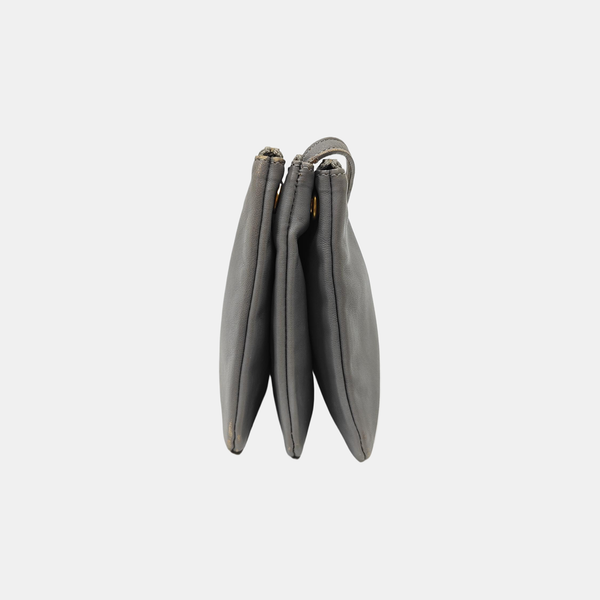 TRIO Small Lambskin Gray