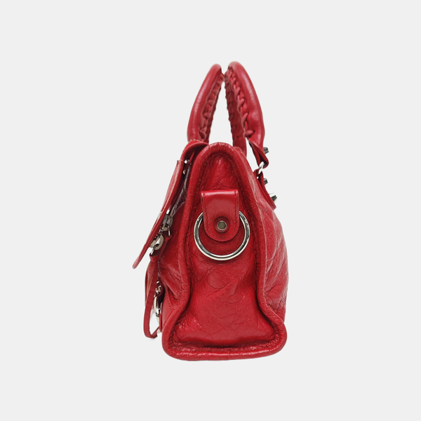 Classic City Mini Lambskin Red